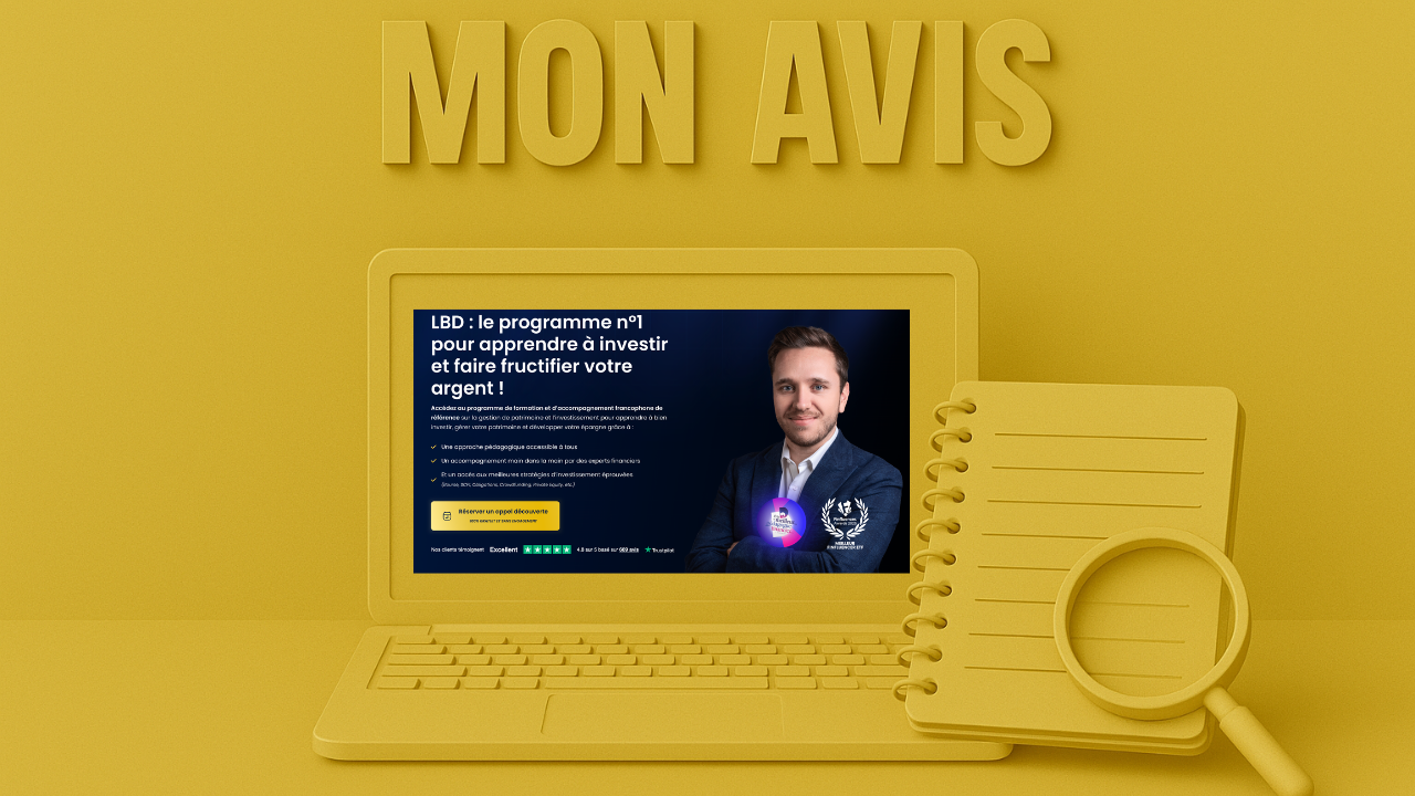 Avis détaillé sur la formation La Bourse Démocratisée (LBD) de Matthieu Louvet – investissement ETF