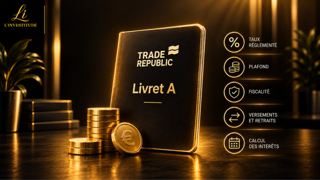 Livret A Trade Republic : fonctionnement, taux, plafond, fiscalité et intérêts