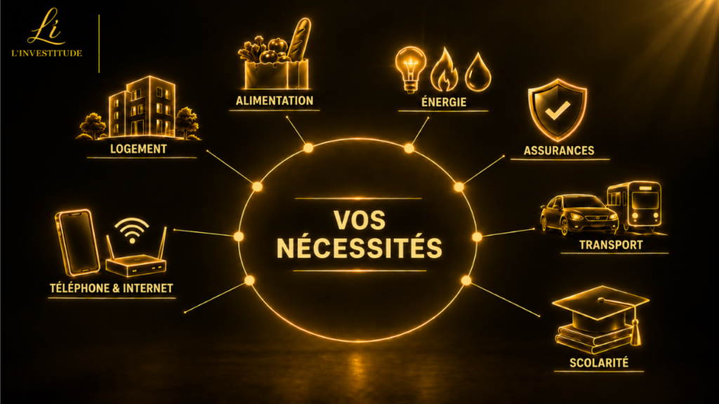 Les dépenses nécessaires dans la méthode 50/30/20